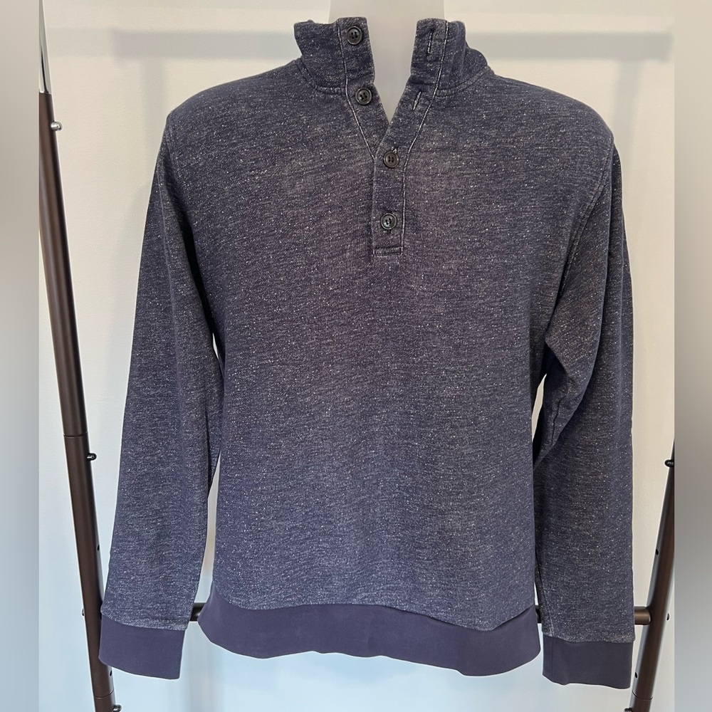 Men’s Frank & Oak Pullover | Navy Blue | Size Medium